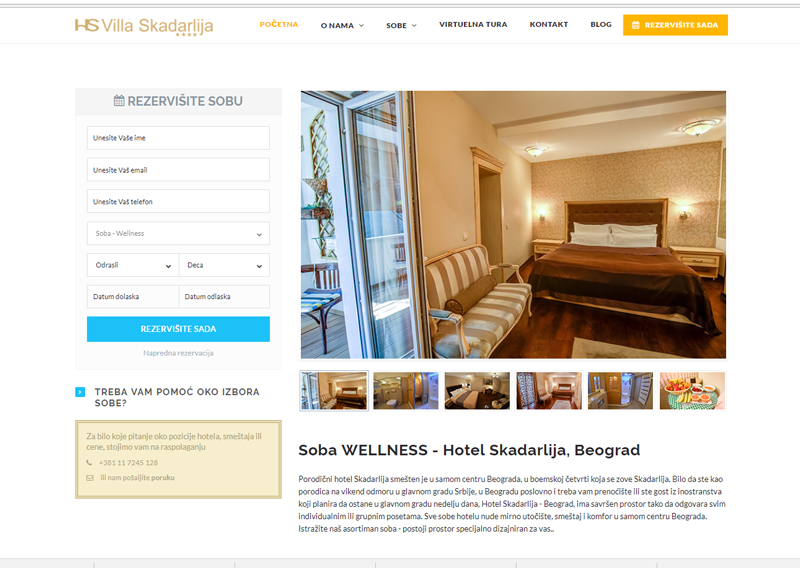 rezervacija soba hotel beograd